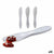 Messerset Kinvara Weiß Kunststoff 18 x 10 x 1 cm 18 x 3,5 x 1 cm 3 Stücke (12 Stück)