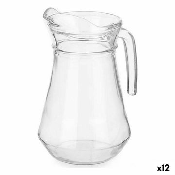 Transparenter Glaskrug Vivalto J-34 Durchsichtig Glas 1 L (12 Stück)