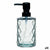 Seifenspender Berilo CN-B5463VB-1-368 Schwarz Kristall Kunststoff Diamant 410 ml 9 x 18 x 7 cm (12 Stück)