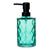 Seifenspender Berilo CN-B5463VB-1-369 grün Kristall Kunststoff Diamant 410 ml 9 x 18 x 7 cm (12 Stück)