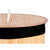 Korb für schmutzige Wäsche Kipit BA1315-436 Schwarz natürlich Metall Bambus Holz MDF 48 L (4 Stück)