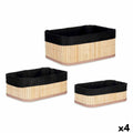 Organisatoren Berilo BA1317-438 Bambus 31 x 12 x 21 cm Satz