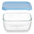 Lunchbox Pasabahce 1113314-53733 Snow Blau Durchsichtig Glas Polyäthylen 420 ml (12 Stück)