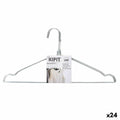 Aufhänger-Set Kipit HD092803 Silberfarben Metall 40 x 1 x 20 cm (24 Stück)
