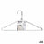 Aufhänger-Set Kipit HD092803 Silberfarben Metall 40 x 1 x 20 cm (24 Stück)