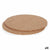 Untersetzer-Set Kinvara natürlich Kork 18 x 1 x 18 cm 18 x 0,5 x 18 cm Untersetzer (12 Stück)