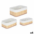 Satz stapelbarer Organizerboxen Kipit BA1317-437 31 x 12 x 21 cm 4 Stück