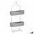 Badezimmerregal Berilo W7072 - 383 Grau Metall Kunststoff 28 x 60 x 14 cm (6 Stück)