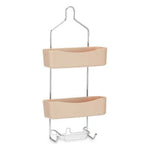 Badezimmerregal Berilo W7072 - 384 Beige Metall Kunststoff 28 x 60 x 14 cm (6 Stück)