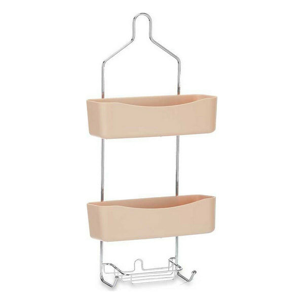 Badezimmerregal Berilo W7072 - 384 Beige Metall Kunststoff 28 x 60 x 14 cm (6 Stück)