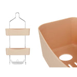 Badezimmerregal Berilo W7072 - 384 Beige Metall Kunststoff 28 x 60 x 14 cm (6 Stück)