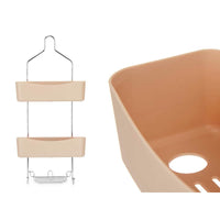 Badezimmerregal Berilo W7072 - 384 Beige Metall Kunststoff 28 x 60 x 14 cm (6 Stück)