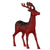 Weihnachts-Rentier Krist+ Rot Weihnachts-Rentier 15 x 45 x 30 cm (2 Stück)