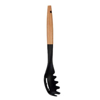 Spaghettilöffel Kinvara Schwarz natürlich Holz Kunststoff 6 x 33,5 x 6 cm 6 x 33,5 cm (12 Stück)