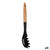 Spaghettilöffel Kinvara Schwarz natürlich Holz Kunststoff 6 x 33,5 x 6 cm 6 x 33,5 cm (12 Stück)