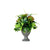 Dekorationspflanze Ibergarden XD19-1370 Kunststoff Glas 25 x 36 x 25 cm (4 Stück)
