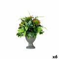 Dekorationspflanze Ibergarden XD19-1370 Kunststoff Glas 25 x 36 x 25 cm (4 Stück)