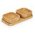 Satz für Appetithäppchen Kinvara Braun Bambus 23 x 4,5 x 11 cm 23 x 5,3 x 11 cm (12 Stück)