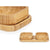Satz für Appetithäppchen Kinvara Braun Bambus 23 x 4,5 x 11 cm 23 x 5,3 x 11 cm (12 Stück)