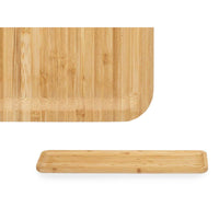 Tablett für Snacks Kinvara Braun 46 x 1,6 x 15 cm Aperitif (12 Stück)