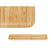 Tablett für Snacks Kinvara Braun 46 x 1,6 x 15 cm Aperitif (12 Stück)