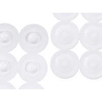 Rutschfeste Duschmatte Berilo BM630 - 302 Weiß PVC 68 x 36 x 1 cm 68 x 1 x 36 cm (6 Stück)
