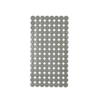 Rutschfeste Duschmatte Grau PVC 68 x 36 x 1 cm (6 Stück)