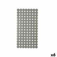 Rutschfeste Duschmatte Grau PVC 68 x 36 x 1 cm (6 Stück)