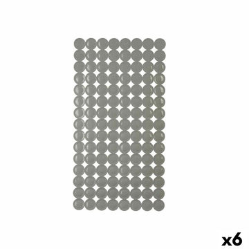Rutschfeste Duschmatte Grau PVC 68 x 36 x 1 cm (6 Stück)