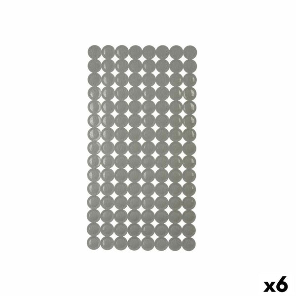 Rutschfeste Duschmatte Grau PVC 68 x 36 x 1 cm (6 Stück)