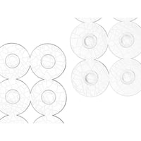 Rutschfeste Duschmatte Durchsichtig PVC 54 x 54 x 1 cm (6 Stück)