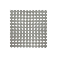 Rutschfeste Duschmatte Grau PVC 54 x 54 x 1 cm (6 Stück)