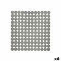 Rutschfeste Duschmatte Grau PVC 54 x 54 x 1 cm (6 Stück)
