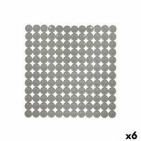 Rutschfeste Duschmatte Grau PVC 54 x 54 x 1 cm (6 Stück)