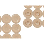 Rutschfeste Duschmatte Berilo 90980 Beige PVC 54 x 54 x 1 cm (6 Stück)