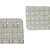 Rutschfeste Duschmatte Berilo BM509 - 311 Grau PVC 67,7 x 38,5 x 0,7 cm Bilder (6 Stück)