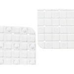 Rutschfeste Duschmatte Berilo BM509S - 314 Weiß PVC 50,3 x 50,3 x 0,7 cm Bilder (6 Stück)