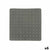 Rutschfeste Duschmatte Berilo BM509S -315 Grau PVC 50,3 x 50,3 x 0,7 cm Bilder (6 Stück)