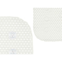 Rutschfeste Duschmatte Berilo BM814-4070 - 317 Weiß PVC 69,3 x 40 x 1 cm (6 Stück)