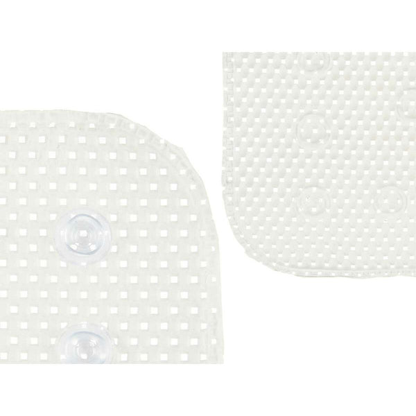 Rutschfeste Duschmatte Berilo BM814-4070 - 317 Weiß PVC 69,3 x 40 x 1 cm (6 Stück)