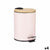 Papierkorb Rosa Metall Bambus 3 L (4 Stück)