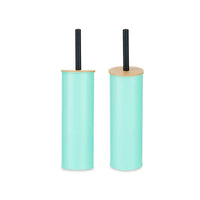 Toilettenbürste Berilo B1041C BAMBOO - 397 Minze Metall Bambus Kunststoff 9,5 X 27 X 9,5 cm (6 Stück)