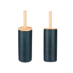 Toilettenbürste Berilo B5456BC-5 - 440 Schwarz Holz Harz 10,2 x 38 x 10,2 cm (4 Stück)