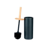 Toilettenbürste Berilo B5456BC-5 - 440 Schwarz Holz Harz 10,2 x 38 x 10,2 cm (4 Stück)