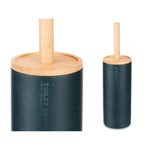 Toilettenbürste Berilo B5456BC-5 - 440 Schwarz Holz Harz 10,2 x 38 x 10,2 cm (4 Stück)