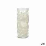 Deko-Steine Gift Decor Weiß 600 g Quarz (12 Stück)