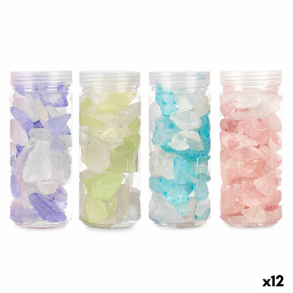 Deko-Steine Gift Decor Blau grün Lila Rosa 600 g (12 Stück)