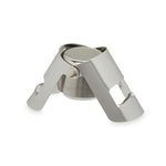 Champagnerverschluss Kinvara KT970 Silberfarben Silber Silikon Edelstahl Kunststoff 6 x 5,5 x 3,5 cm Luftdicht (12 Stück)