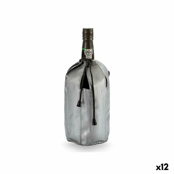 Flaschenkühler Kinvara Grau PVC Kunststoff 12 x 12 x 21,5 cm 20 x 3 x 10 cm 9 x 21 x 4,5 cm 21 x 3,5 x 9 cm (12 Stück)