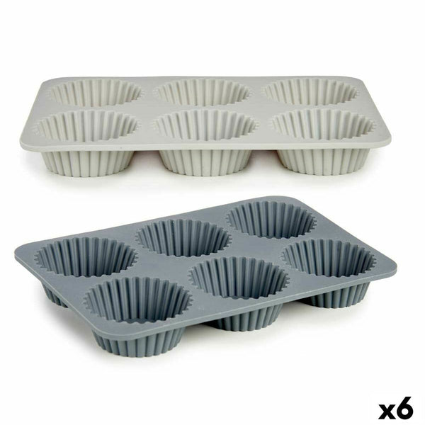 Muffinform Kinvara Hellgrau Dunkelgrau 25,5 x 3 x 17,5 cm Muffins (6 Stück)